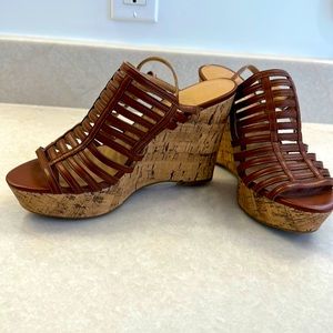 Franco Sarto platform wedge sandal. NWOT size 8